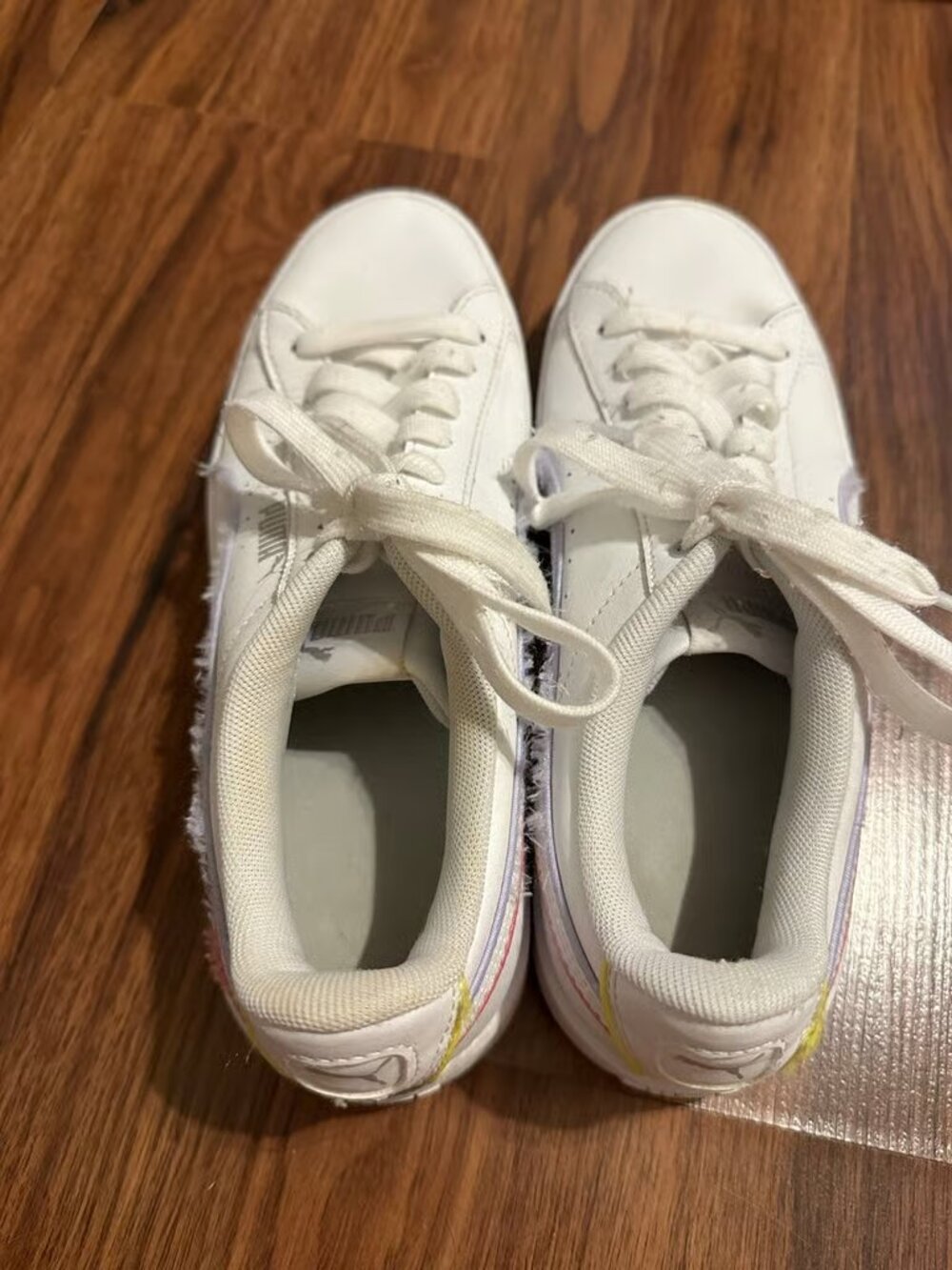 Classic White Puma Sneakers